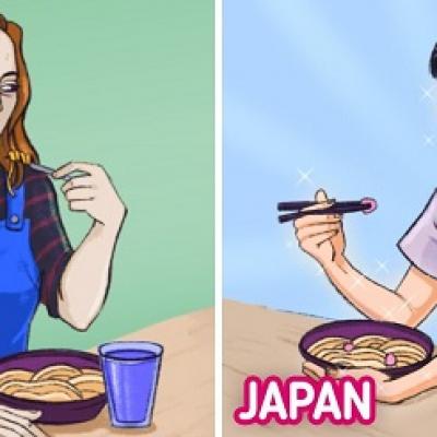 Vì sao người Nhật ít khi uống nước trong bữa ăn?